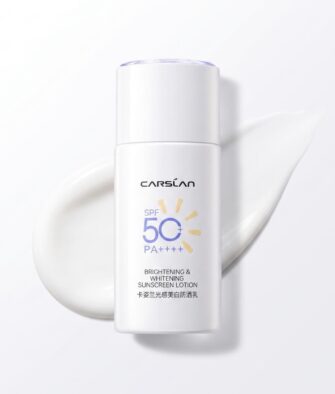 Carslan 3-in-1 Whitening & Sunscreen Primer (SPF50+): Sun Protection, Dark Spot Reduction, and Concealing – Authentic Product