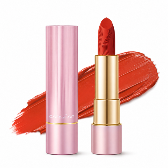 Carslan Lipstick (2026 New Model): Smudge-proof, non-transfer, brightens complexion (flattering on bare skin), premium gift set—Official Authentic Product.