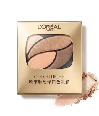 L'Oréal Paris Color Riche Quad Eyeshadow Palette (Earth Tones, Browns, Smoky Colors) R1R2P1P4 I1 I3 I5