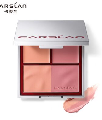 Carslan Three-Color Blush Palette: Pure Desire, Expanding Colors, Gradient Colors, Beginner Matte Natural Contouring Palette, Pastel Cheeks