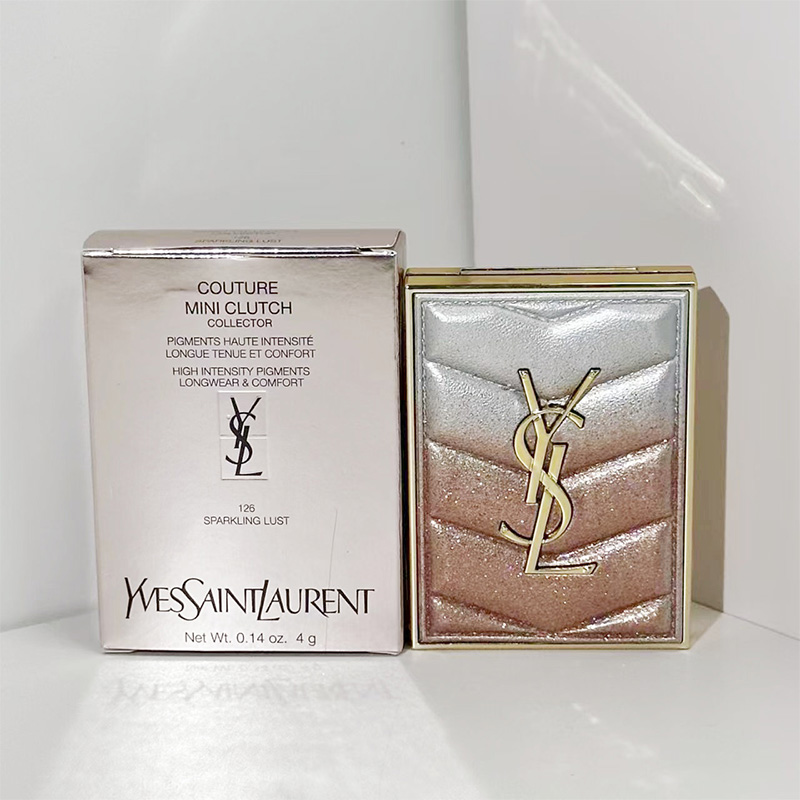 YSL 2026 Valentine's Day "Pink Starlight" Collection – #126 "Star-Catching" 4-Color Eyeshadow Palette (4g) - 图片 2