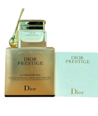[With Massage Applicator] Dior Prestige Eye Cream 15ml – Firming, Line-Reducing, and Repairing Eye Cream