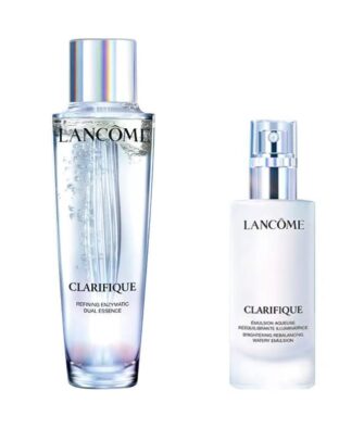 [Gift Box & Bag] Lancôme Clarifique Skincare Set (Clarifique Essence 150ml + Clarifique Emulsion 75ml) – Niacinamide Brightening & Oil-Water Balancing Set for Combination/Oily Skin