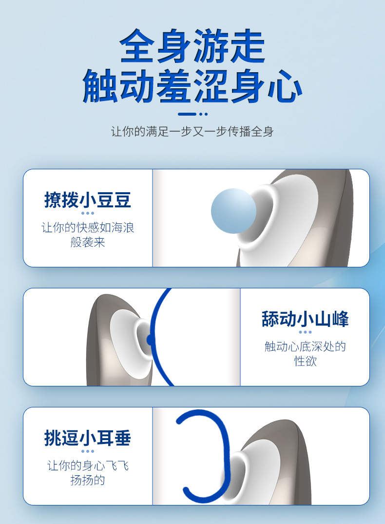 Sihande Adult Novelty Toy: Handheld Suction-Based Clitoral/Nipple Stimulator for Women - 图片 3