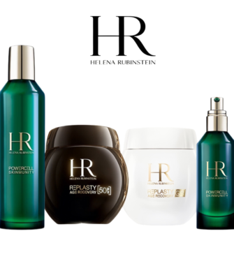 [Gift Box & Bag] HR Helena Rubinstein Powerhouse 4-Piece Set: New Formula Black Bandage Night Cream (50ml) + New Formula White Bandage Cream (50ml) + Re-Plasty Essence Lotion (200ml) + Powercell Skinmunity Serum (Full Size, 50ml)