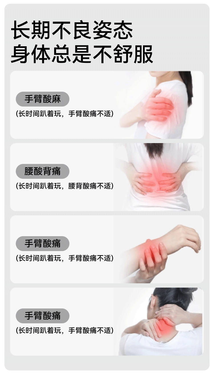 Meiai Space Intimacy Pillow – Versatile BDSM-style prone/leg-elevating cushion & headboard accessory for couples. - 图片 5