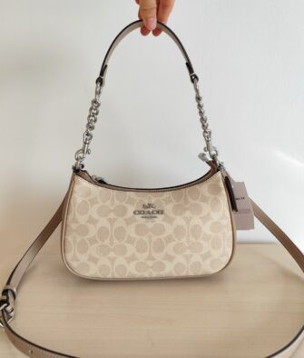 [Authorized] Coach Outlet TERI Signature Monogram Crossbody/Handheld/Shoulder Bag (Women's)