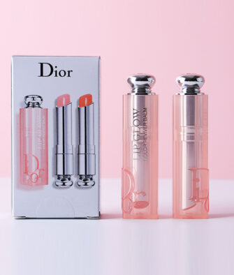[Authorized Product] New Version Dior Color-Reviver Lip Balm Mini Set (Shades 001 & 004) – Hydrating & Moisturizing Lip Balm (1.4g)