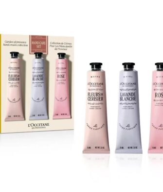 [New 26-Piece Edition] L'Occitane Hand Cream Trio (75ml x 3) – Moisturizing, Anti-Cracking Floral Hand Creams