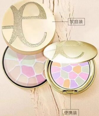 [Authorized Product] Elegance "E-Powder" (Family Size, 27g) – Long-lasting setting & oil-control powder; conceals and brightens.