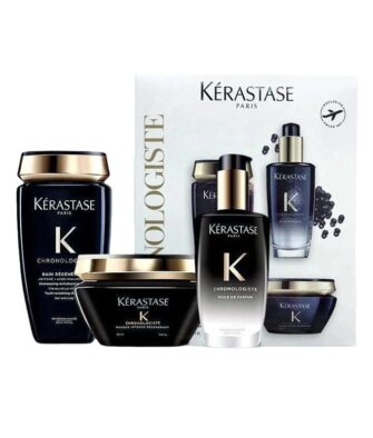 [Authorized Product] Kérastase Chronologiste Caviar Set: Shampoo (250ml), Hair Mask (200ml), and Hair Oil (100ml)
