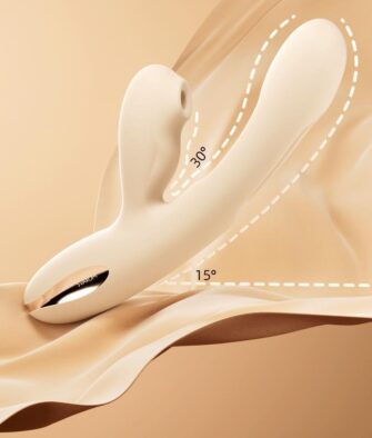 Siwokang Manba App-Controlled Hollow-Design Vibrator – Adult Sex Toy for Women (Patting, Suction, and Vibration)