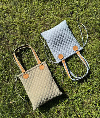 Kate Zhou Nylon Flati Shoulder Bag