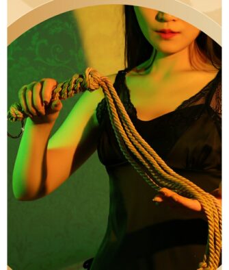 Miji Hemp Rope Whip – Painful yet Safe BDSM Toy