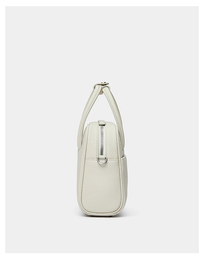 Mescolato Imported Togo Leather Small "Toast" Bag – Relaxed, Sophisticated Style for Commuting (Shoulder/Crossbody) - 图片 3