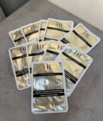 [Authorized Product] Helena Rubinstein (HR) Re-Plasty Age Recovery Mask (Black Bandage) with Pro-Xylane – 10 Sheets. A lifesaver for very dry skin; deeply hydrating and moisturizing. Simple/Loose packaging.