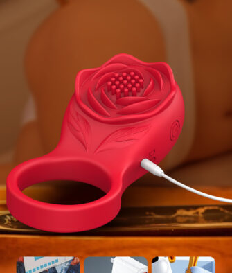 "Ruth No. 1" App-Controlled Vibrating Cock Ring & Massager – Unisex Adult Sex Toy