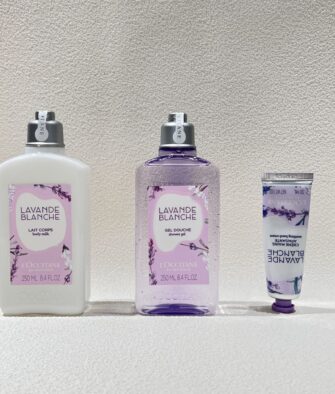 [Authorized Product] L'Occitane White Lavender Fragrance Set (As Seen on Zhao Lusi) – Includes Shower Gel (250ml), Body Lotion (250ml), and Hand Cream (30ml)