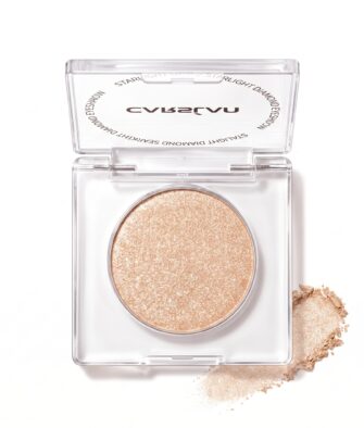 Carslan Single Eyeshadow Palette 2026 New Style - Highlighter, Shimmer, Fine Glitter, Base Color - Authentic Product - Official Flagship Store