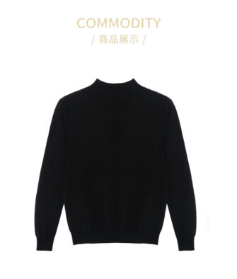 ESPRESSO Basic Mock-Neck Pullover AWF103255