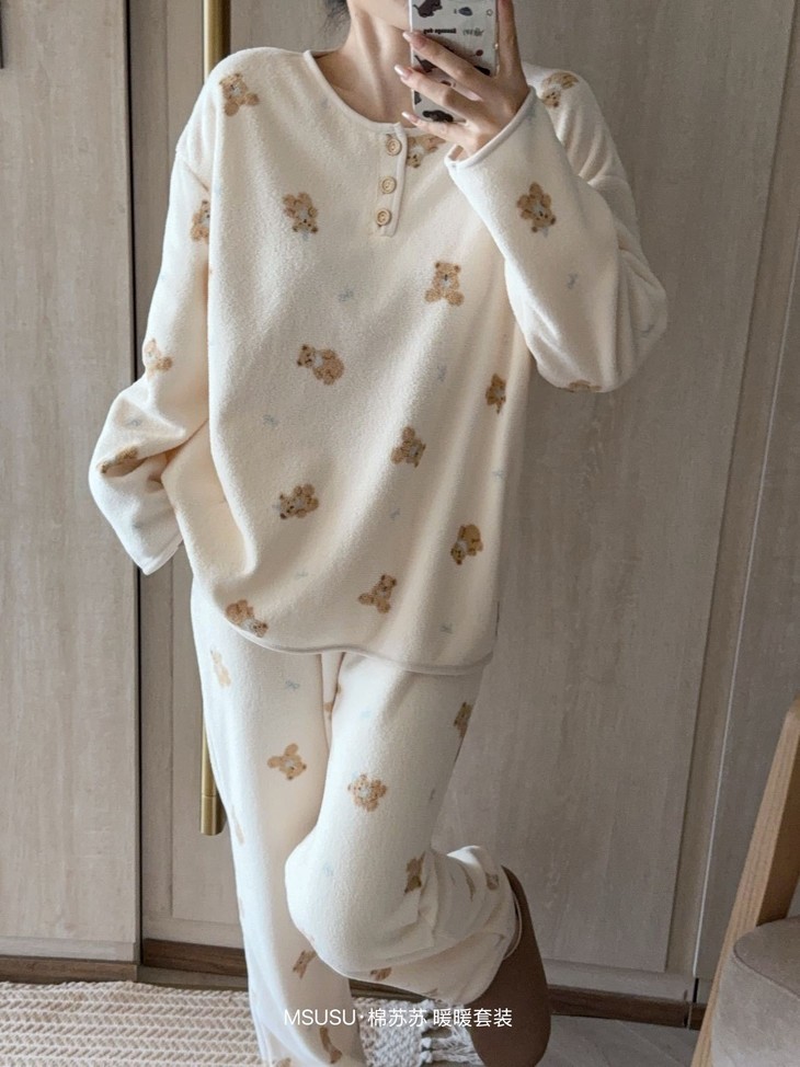 MSUSU Cozy Loungewear Set—the dreamy loungewear everyone keeps asking about! Once you put it on, you won't want to take it off, thanks to the "impossibly soft" Cloud-Soft fleece fabric. - 图片 3