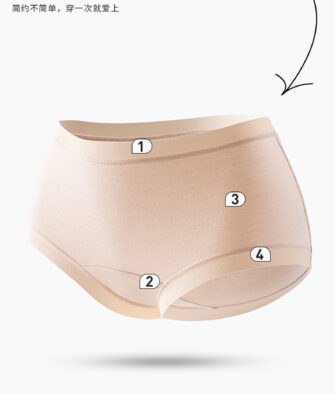 【59.9 for a 6-pack! Yingzina "Little Heater" Panties—Designed for Autumn & Winter】 Mid-rise fit to keep you warm!