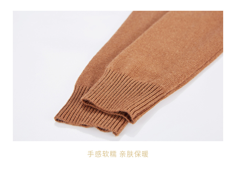 ESPRESSO Basic V-Neck Cashmere Pullover YD18303001 - 图片 4