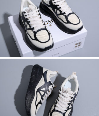 [QIAODANG – Couples' Sneakers] Features excellent shock absorption and energy return; effortless for long walks and retains its shape over time. Lightweight, breathable, and sweat-free; versatile for casual wear across all seasons (Model F8829).