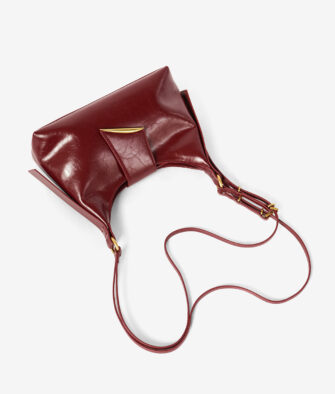 [Morning Wine, Evening Dance] Ximuting "Waiting for the Wind" — Red Underarm Bag / Petite-Friendly Tote (2026 New Arrival); Stunning Bridal Bag