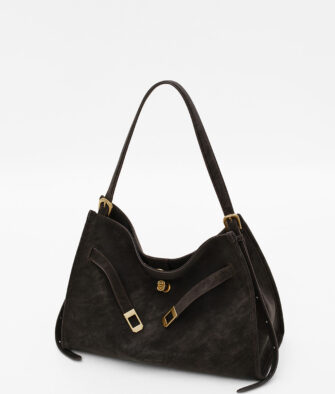 [Exclusive to the 'Must-Have Picks' Collection] Ximuting "Mist & Cloud" Tote – Large-Capacity Commuter Bag in Burnished Leather (Women's Autumn/Winter Shoulder & Crossbody Bag)