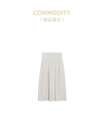 ESPRESSO100 Cashmere Skirt CWF105008C