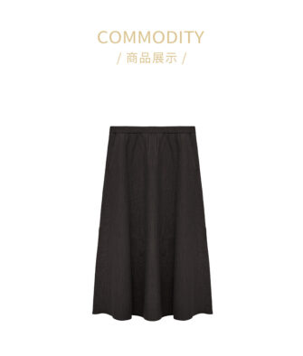 ESPRESSO-A Flared Midi Skirt EWF605004N