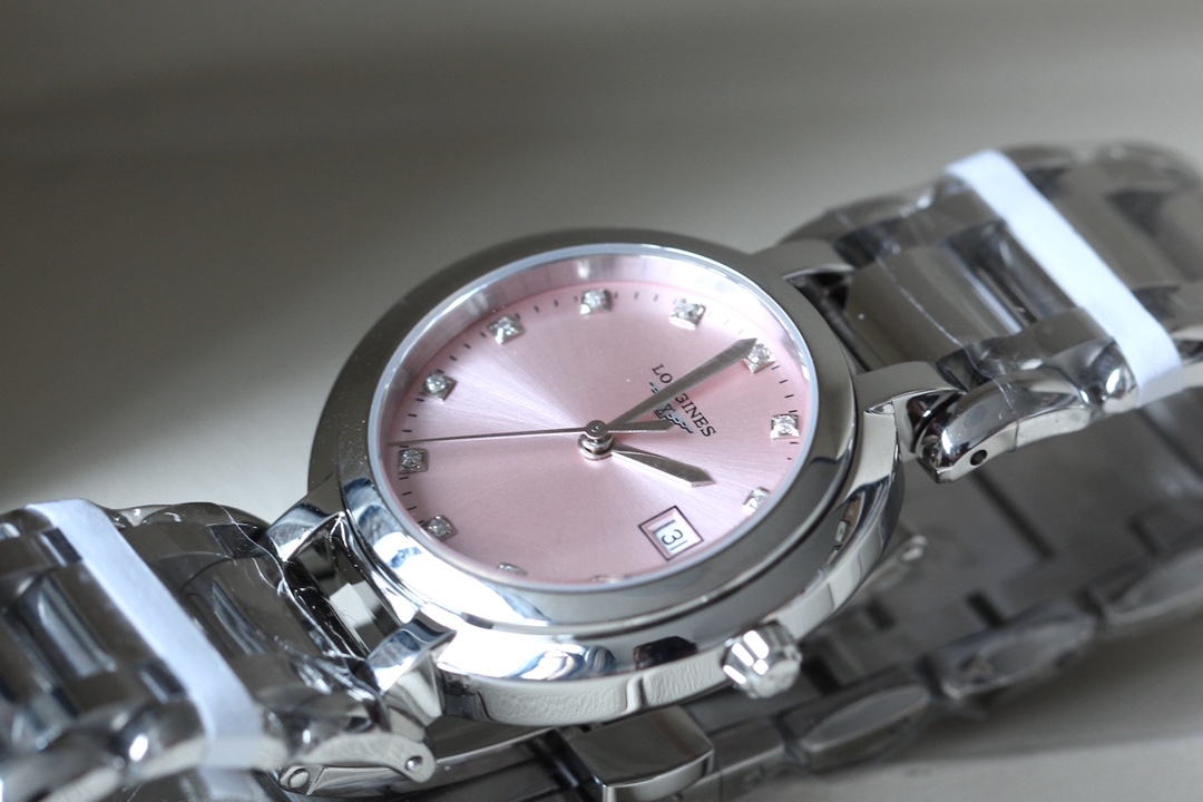 Longines Moonflower Ladies Watch, 30mm Pink Dial with Diamonds - 图片 4