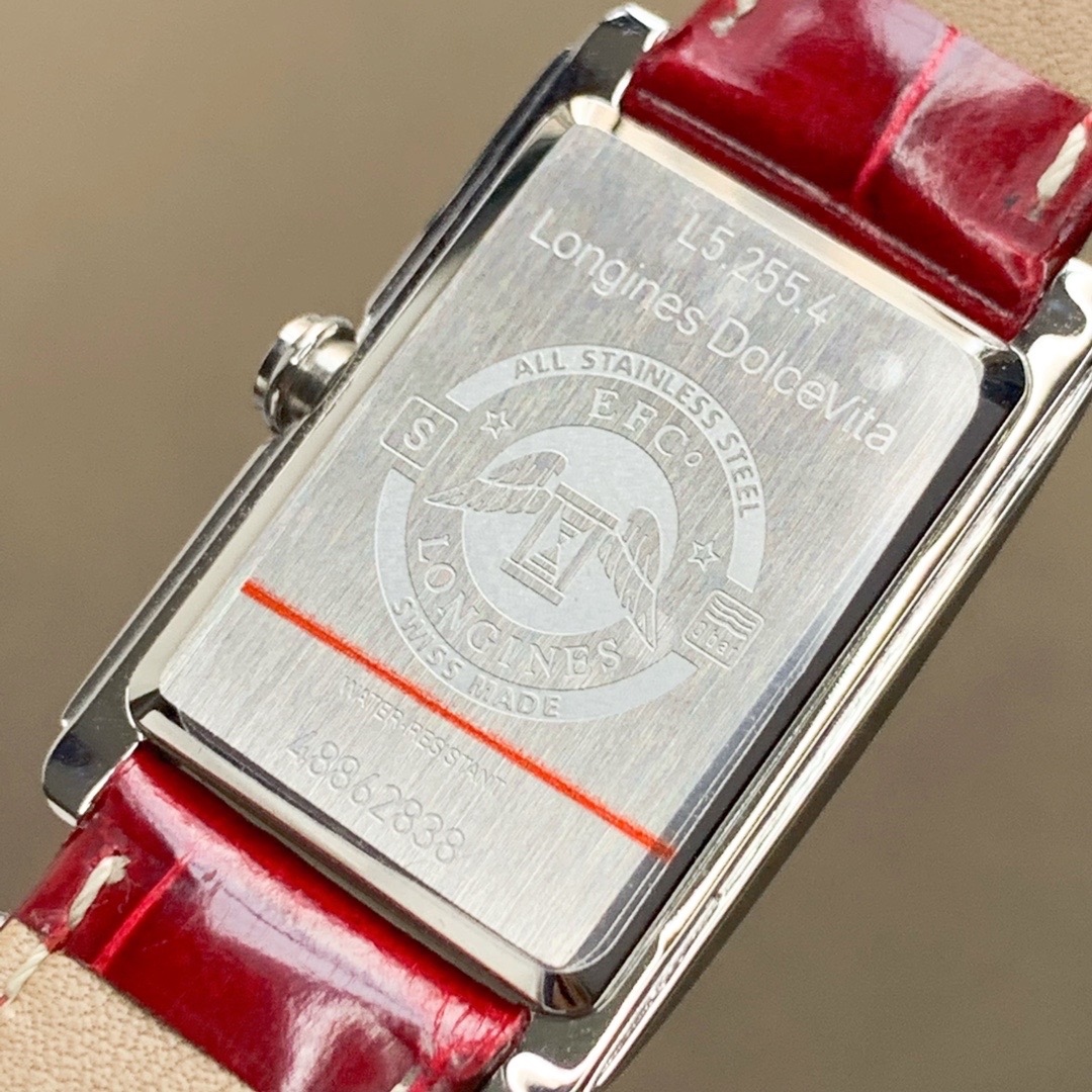 Longines DolceVita Ladies Quartz Watch, 20.80 X 32.00mm, Alligator Leather Strap - 图片 5
