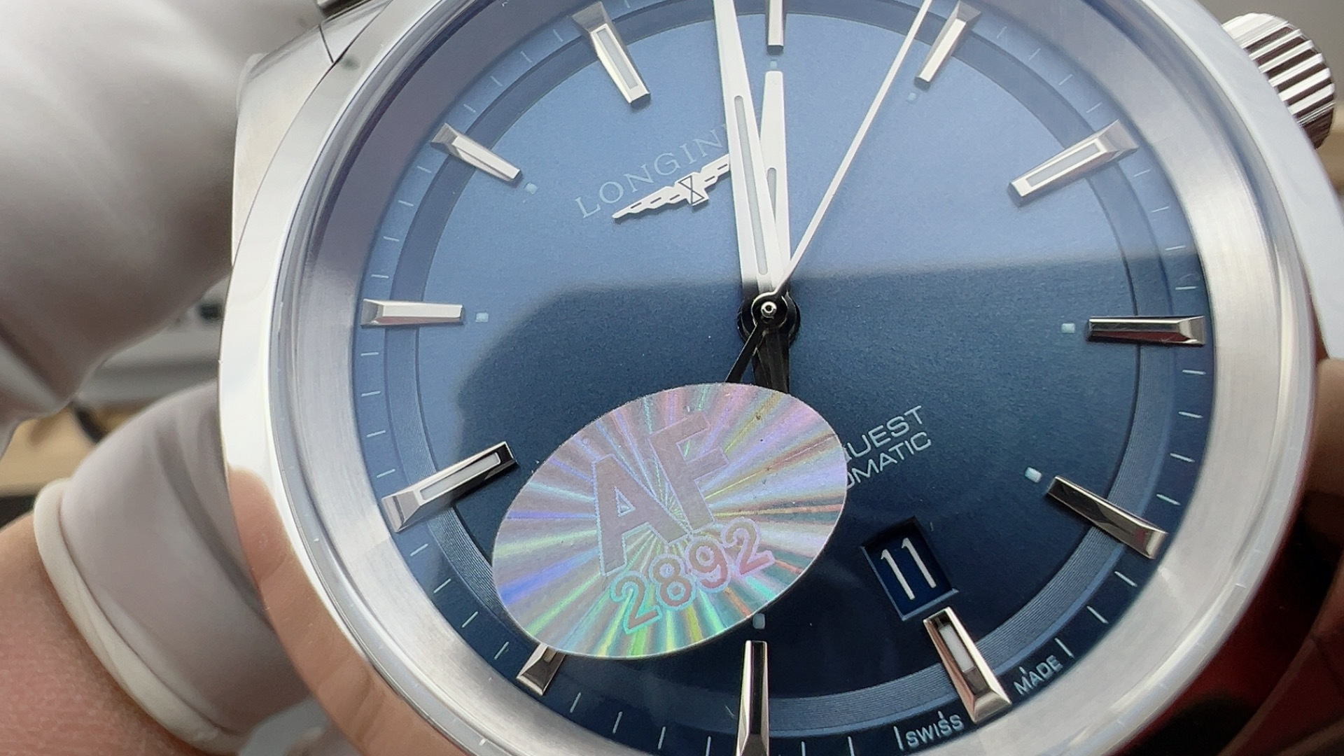 AF Blue Dial YueDong 2829 Men's Premium Watch - 图片 2
