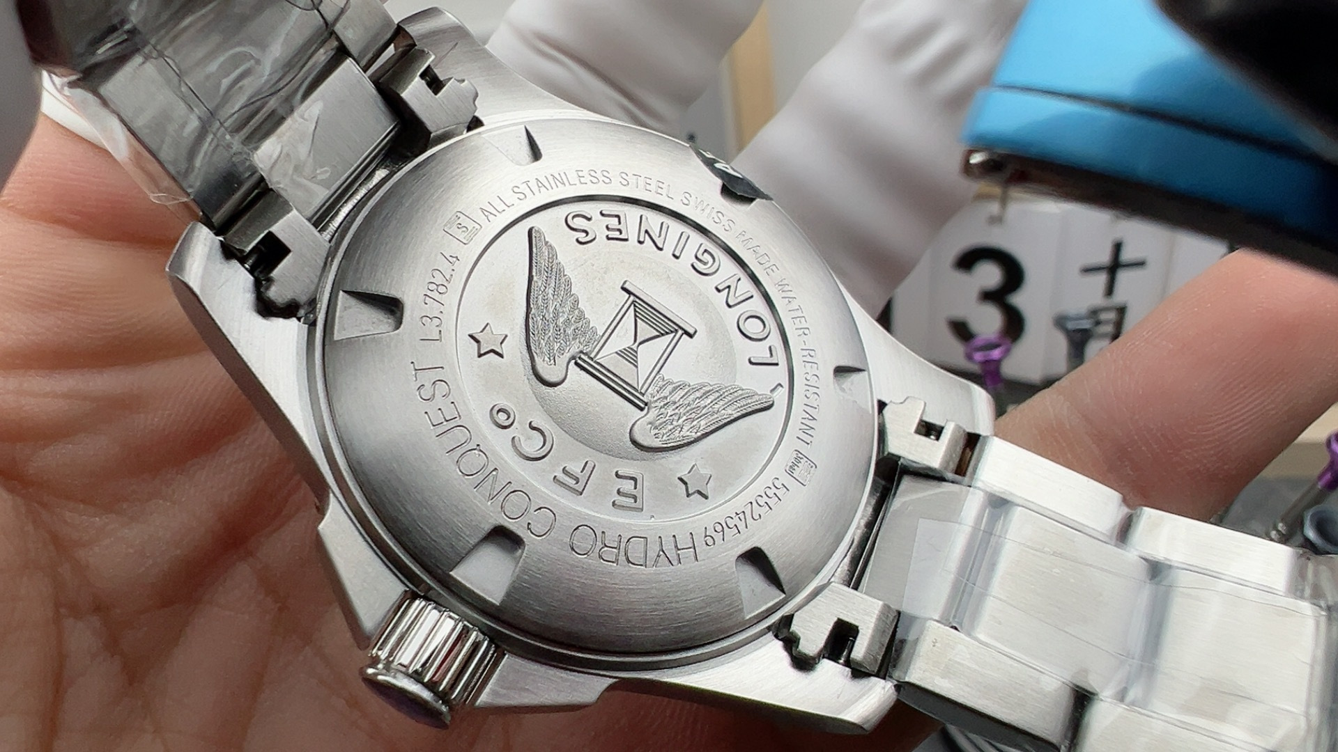 AF Grey Dial Conquest 43mm Men's Premium Watch - 图片 4