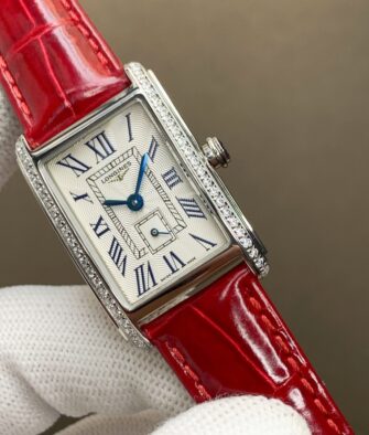 Longines DolceVita Ladies Quartz Watch, 20.80 X 32.00mm, Alligator Leather Strap